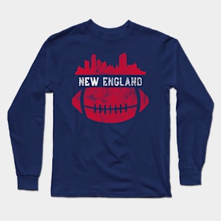 New England football vintage Long Sleeve T-Shirt